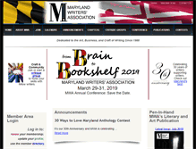 Tablet Screenshot of marylandwriters.org